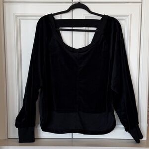 Daily Practice Anthropologie Velour Top – Size Medium